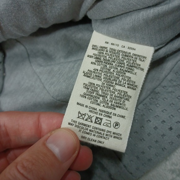 Hei Hei‎ Jacket Womens XS Gray Moto Zip Preppy Boho Anthropologie - Picture 5 of 8